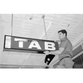 New TAB sign