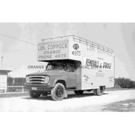 Len Coppock removalist van