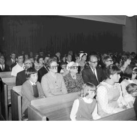 Opening service at Mormon Church