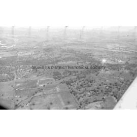 Aerial view of Mount Panorama races