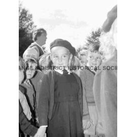 Infants School children at Anzac Day service