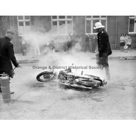Motorcycle accident in Summer Street