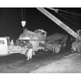 Semi-trailer accident