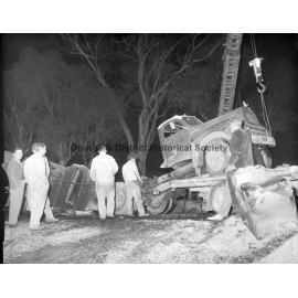 Semi-trailer accident