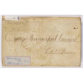 Orange Municipal Council Bank Book: Gas Account 1894-1898