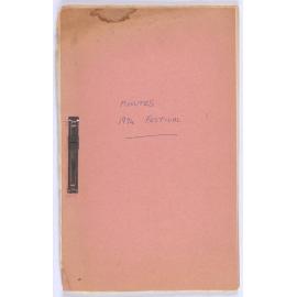 Orange Autumn Festival Minutes 1974