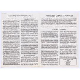 Visitor's Guide to Ophir