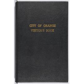 City of Orange Visitors' Book 1955-1980 