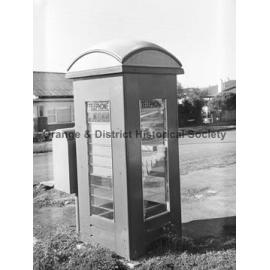 Old telephone booth