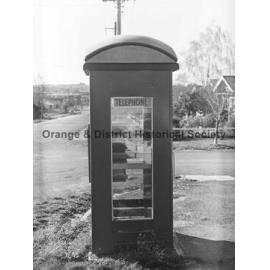 Old telephone booth