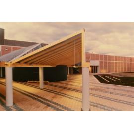 Orange City Library forecourt