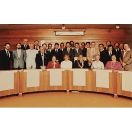 Orange City Council Members and Senior Staff 1987