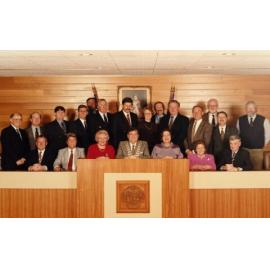 Orange City Council Members and Senior Staff 1995
