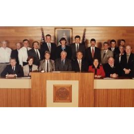 Orange City Council Members and Senior Staff 1995