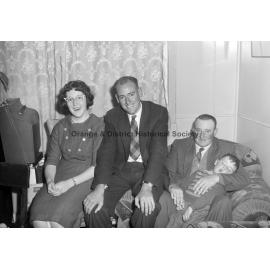 Party at Mrs Wolfe's home for K Sharpe & B Eggleston