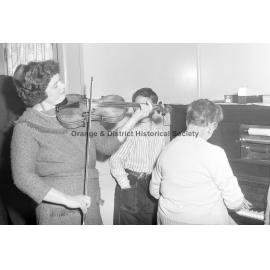 Party at Mrs Wolfe's home for K Sharpe & B Eggleston