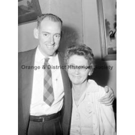 Party at Mrs Wolfe's home for K Sharpe & B Eggleston