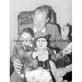 Party at Mrs Wolfe's home for K Sharpe & B Eggleston