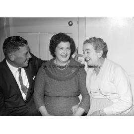 Party at Mrs Wolfe's home for K Sharpe & B Eggleston