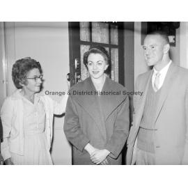 Party at Mrs Wolfe's home for K Sharpe & B Eggleston
