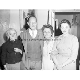 Party at Mrs Wolfe's home for K Sharpe & B Eggleston