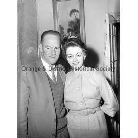 Party at Mrs Wolfe's home for K Sharpe & B Eggleston