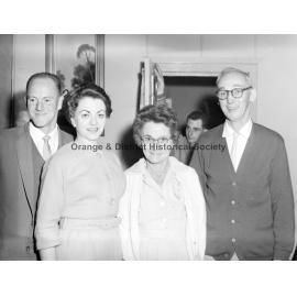 Party at Mrs Wolfe's home for K Sharpe & B Eggleston
