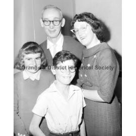 Party at Mrs Wolfe's home for K Sharpe & B Eggleston