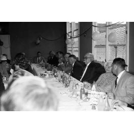 Pensioners' Christmas dinner at Email factory