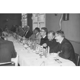 Pensioners' Christmas dinner at Email factory