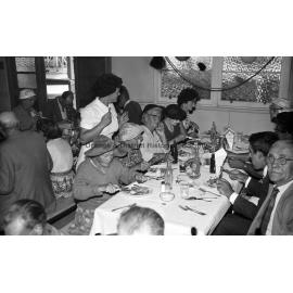 Pensioners' Christmas dinner at Email factory