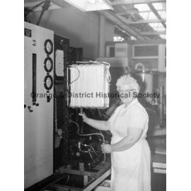 Female factory worker