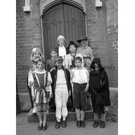 Kids in fancy dress at Rural School