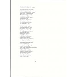 In and Out of Line - 2007 third prize bush poetry category