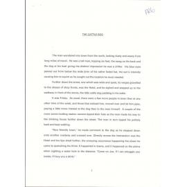 The Cattle Dog - 2007 third prize short story category