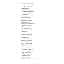 The Shame of Staying Put - 2009 first prize bush poetry category
