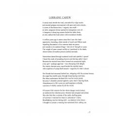 Lorraine Carew - 2011 second prize bush poetry category