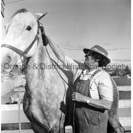 Sister Eunice Fitzgerald with horse Orange Show