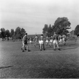 High School football team training for Astley Cup