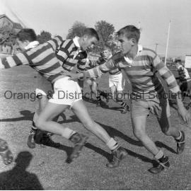 High School football team training for Astley Cup