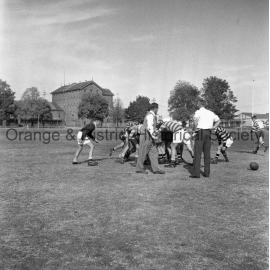High School football team training for Astley Cup