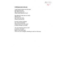A Refuge Lost in the Sea - 2014 first prize children's category