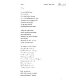 Wattle - 2014 third prize bush poetry category