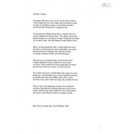 Painter's Honey - 2014 third prize open poetry category