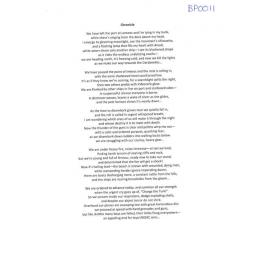 Chronicle - 2015 first prize bush poetry category