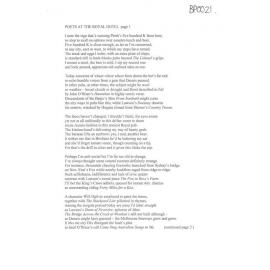 Poets at the Royal Hotel - 2015 second prize bush poetry category