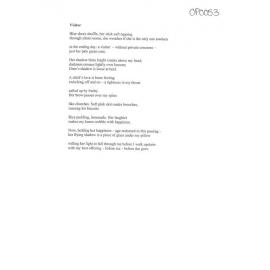 Visitor - 2015 third prize open poetry category