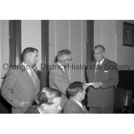 Handover of cheque to Council