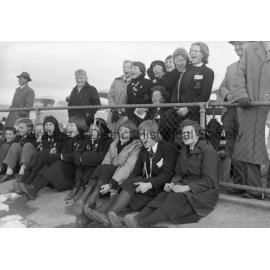 Spectators at Astley Cup football