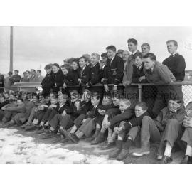 Spectators at Astley Cup football